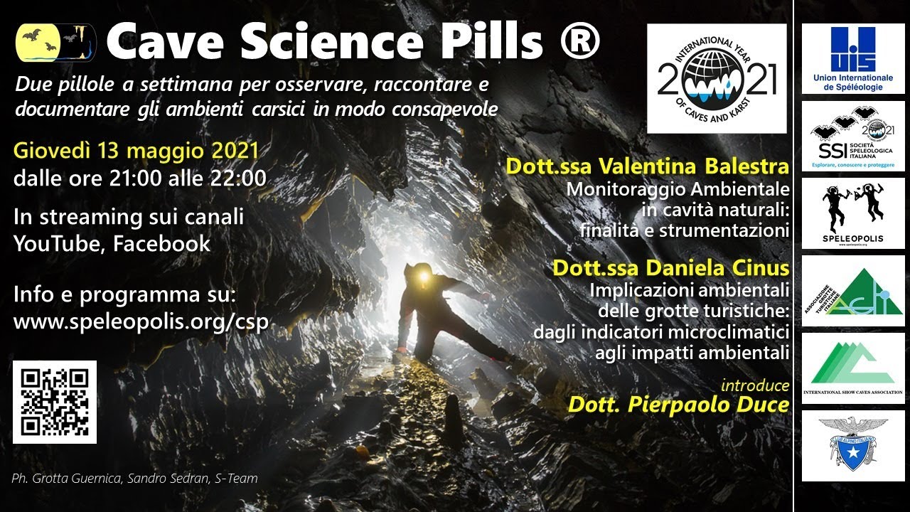 CAVE SCIENCE PILLS EPISODE 14 - GIOVEDI' 13 MAGGIO 2021