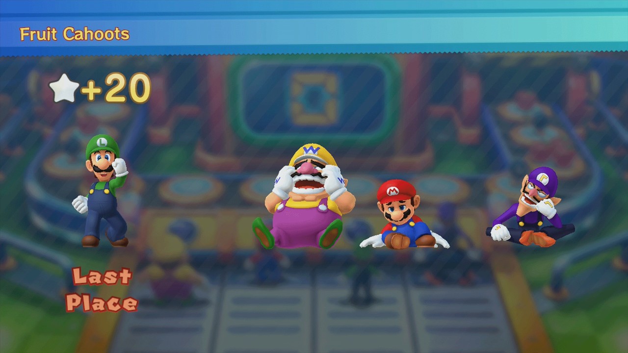 Mario Party 10 - Wario vs Mario vs Luigi vs Waluigi - Whimsical Waters
