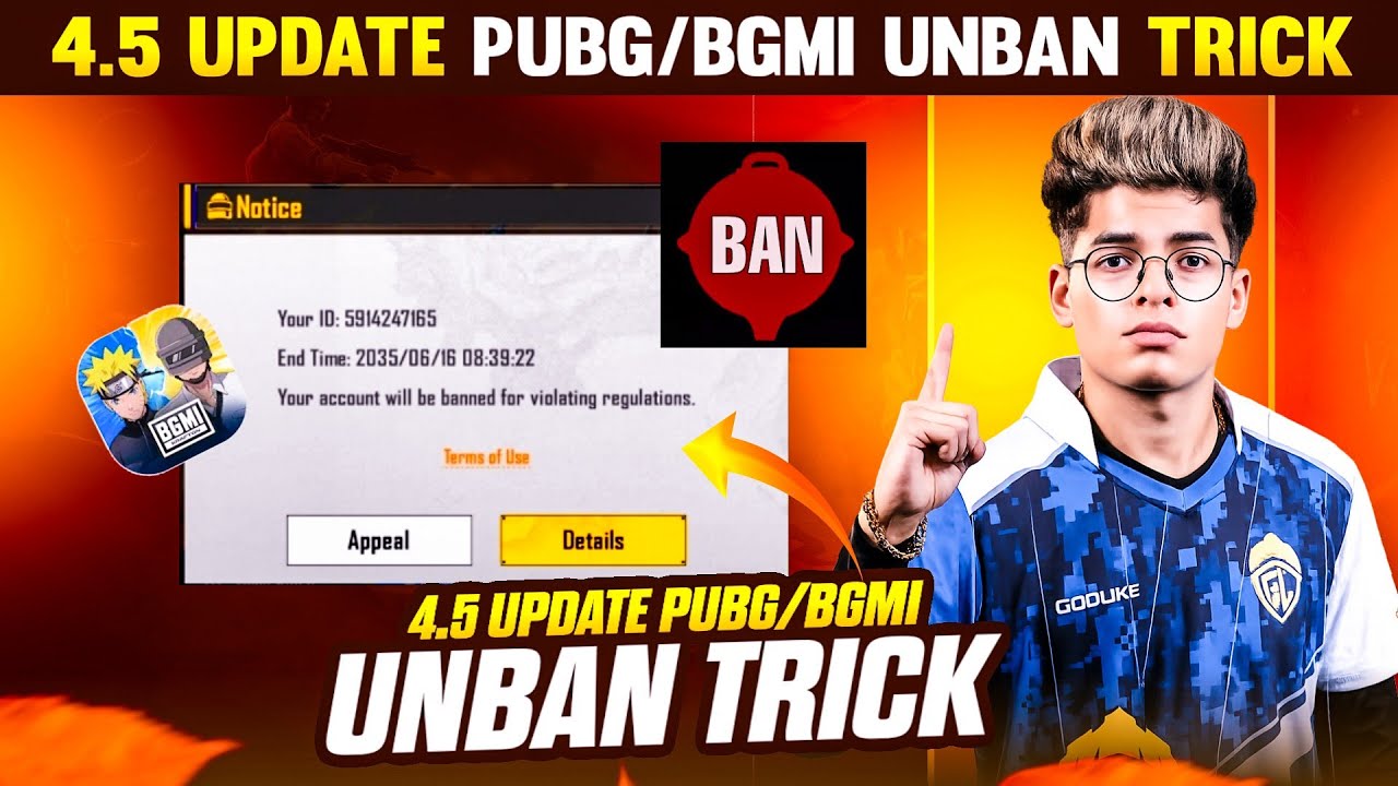 How to Unban BGMI Account | 10 Year Unban  BGMI ID | Bgmi ID Unban kaise karen | 100% Working Trick