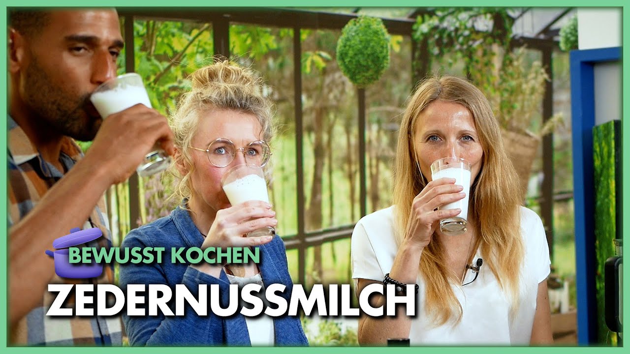 Zedernussmilch ganz einfach SELBST herstellen!