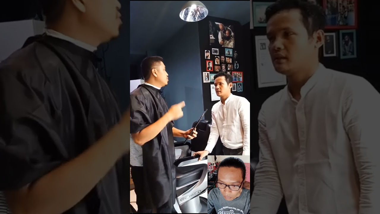 Costumer ngamuk salah cukur