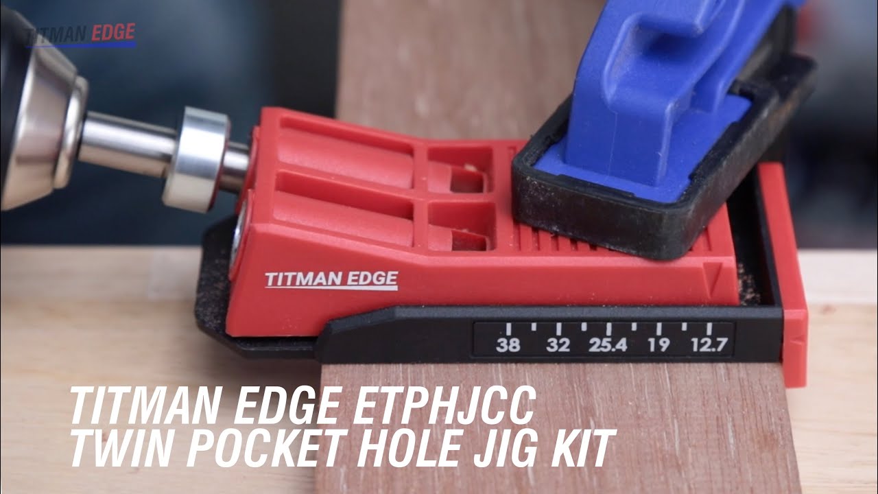 Titman Edge ETPHJCC - Twin Pocket Hole Jig Kit
