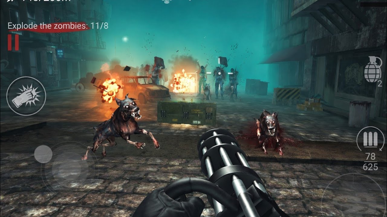💀 Zombie Dogs + Blast Bombs 😱 Extreme FPS Survival Gameplay || 