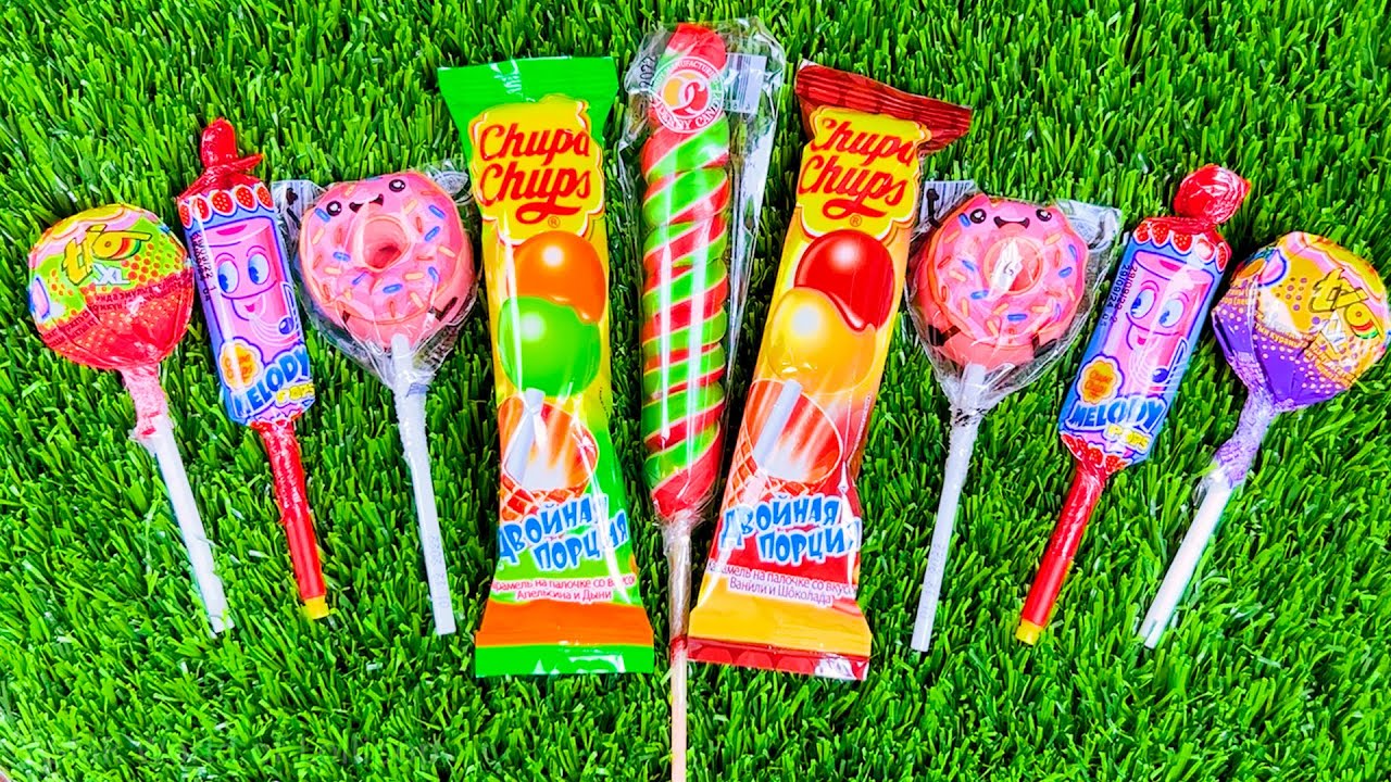 Lollipops Unpacking ASMR 🍭| Chupa Chups XXL & Melody Pops, Zaini Disney Tsum Tsum Surprise Eggs