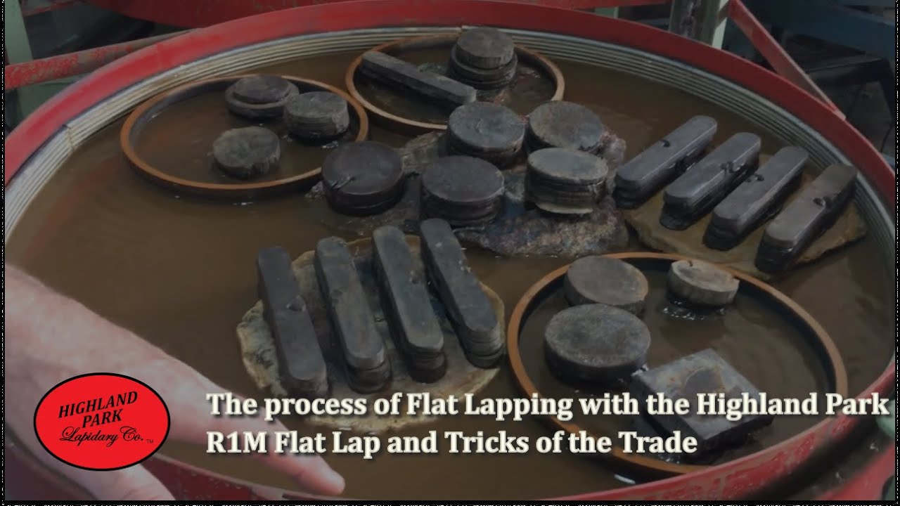 The process of Flat Lapping with the Highland Park R1M Flat Lap and Tricks of the Trade