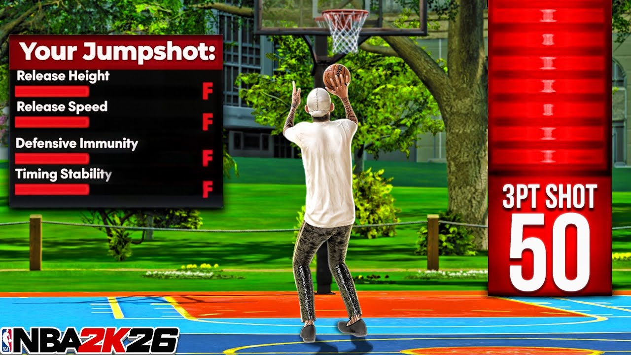 I Tested The WORST JUMPSHOT on The BEST BUILD in NBA 2K26