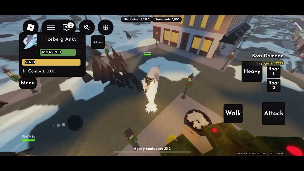 The Iceberg Anky is so overpowered in Jurassic Blocky 