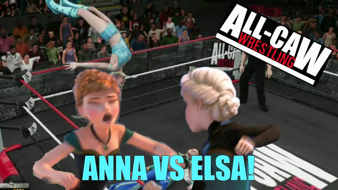 Anna vs Elsa - Frozen Fight - Girl Fighting - WWE 2K18 | All-CAW Wrestling (Season 10 Episode 11)