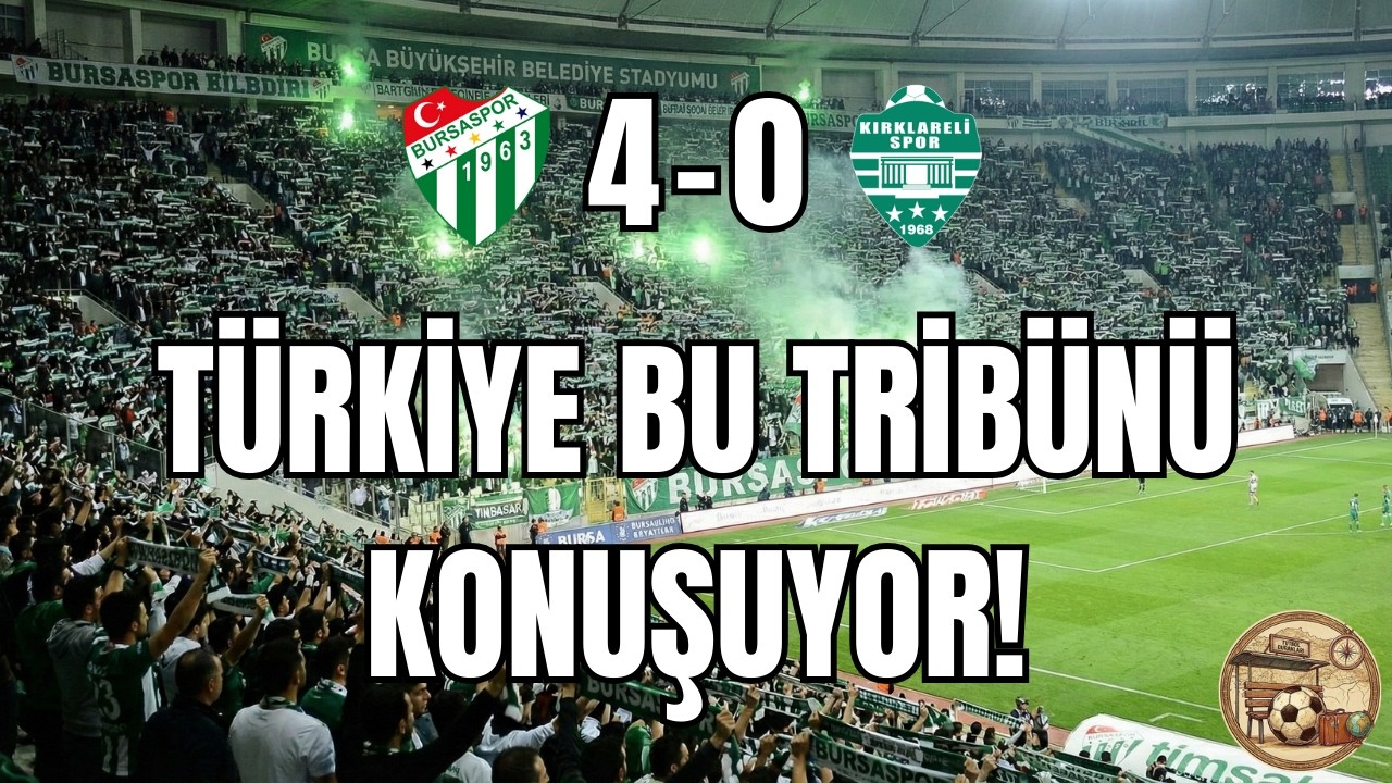 Bu Atmosfer Şampiyonlar Liginde Yok! | Gökhan Kırdar Cendere | Bursaspor - Kırklarelispor Maç Vlog