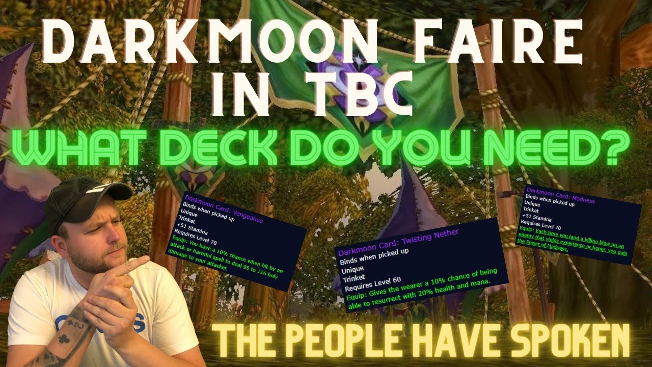 Classic TBC Darkmoon Faire Trinket Guide - What Darkmoon Cards do YOU need before TBC and in TBC?