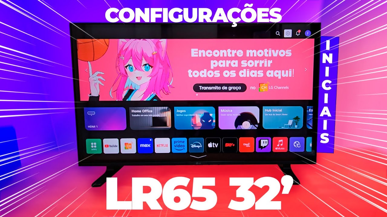 LIGANDO PELA PRIMEIRA VEZ Smart TV LG 32 LR650 - Fácil e Rápido