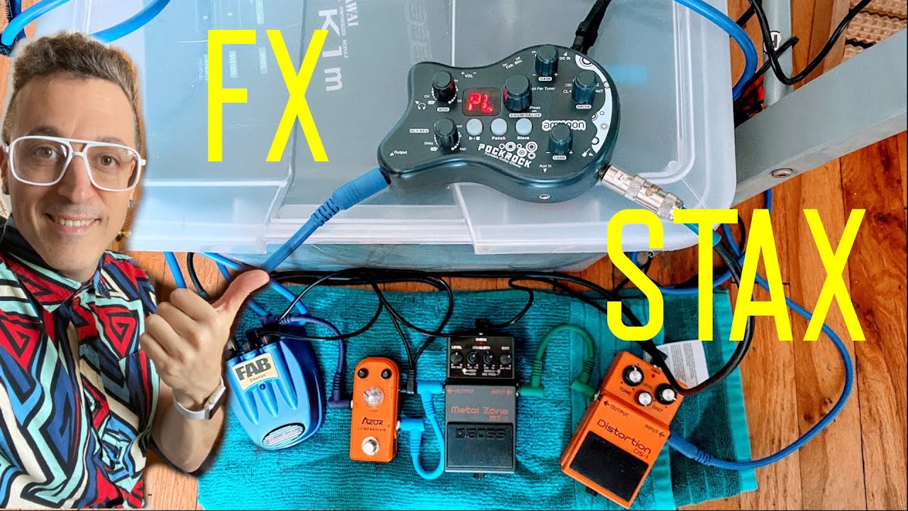 Using The Ammoon Pockrock With FX Pedals - Better Than The Line 6 Pod?