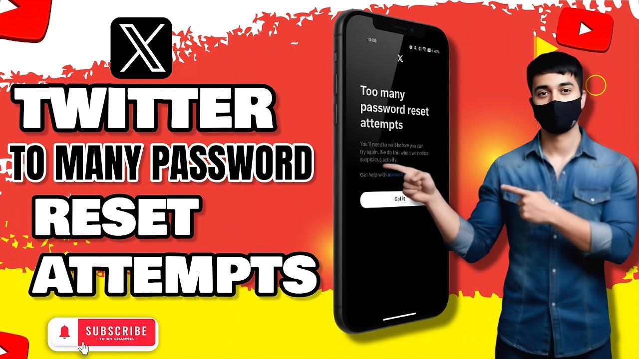 TWITTER TO MANY PASSWORD RESET ATTEMPTS FULL SOLUTION || #twitter