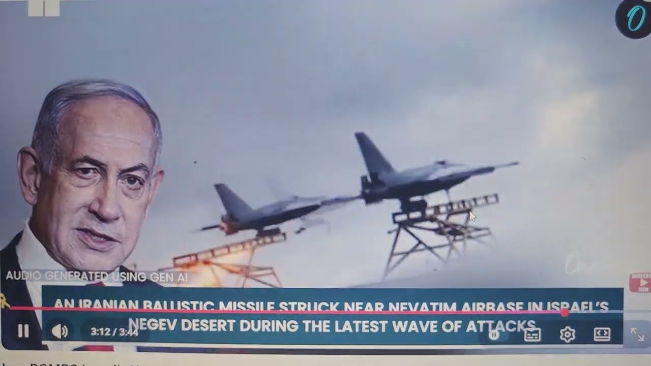 AKTUÁLNĚ: Írán BOMBARDUJE izraelskou leteckou základnu Nevatim; ZABUŠIL do základny stíhaček F-35...
