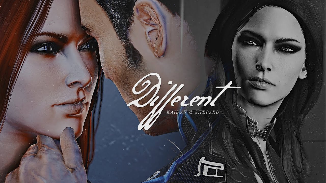 Different || Kaidan & Shepard.
