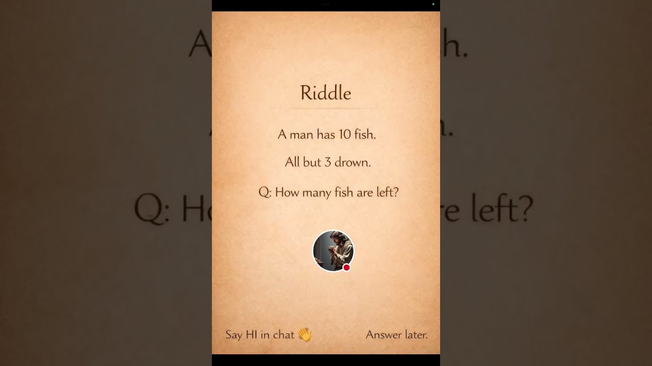 99% Get This Fish Riddle Wrong 🐟