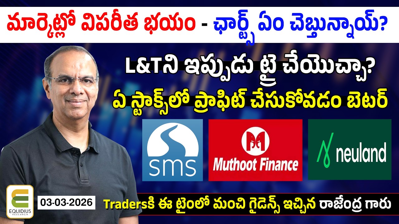 మార్కెట్లో విపరీత భయం - ఛార్ట్స్‌ ఏం చెబ్తున్నాయ్‌? L&Tని ఇప్పుడు ట్రై చేయొచ్చా? #rajendrabalusu
