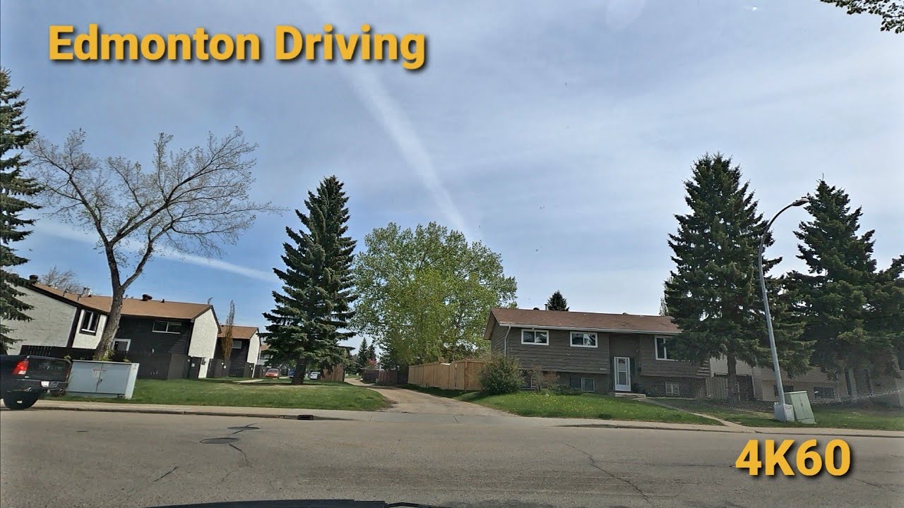 Driving around Mill Woods area, Edmonton, AB, Canada