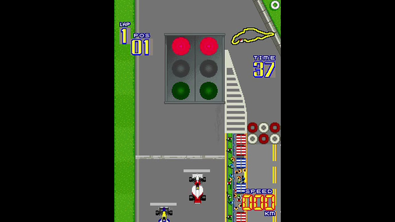 Arcade F-1 GRAND PRIX (Course A) (Pole to Win)