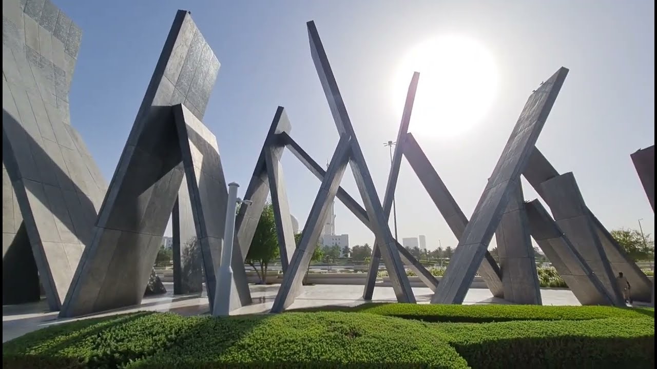 Wahat Al Karama Memorial, Pavillion of honour & Sheikh Zayed Grand Mosque Abu Dhabi  UAE 2022