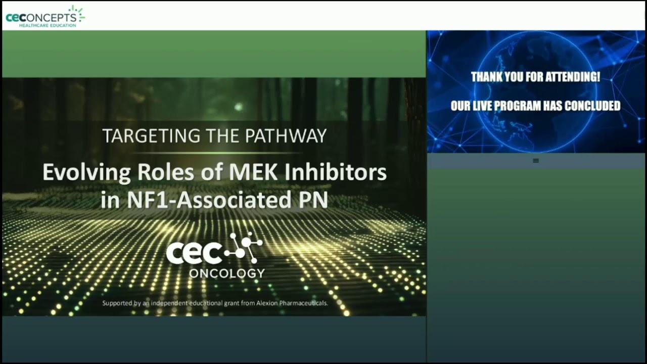 Watch Now: Targeting the Pathway: Evolving Roles of MEK Inhibitors in NF1-Associated PN