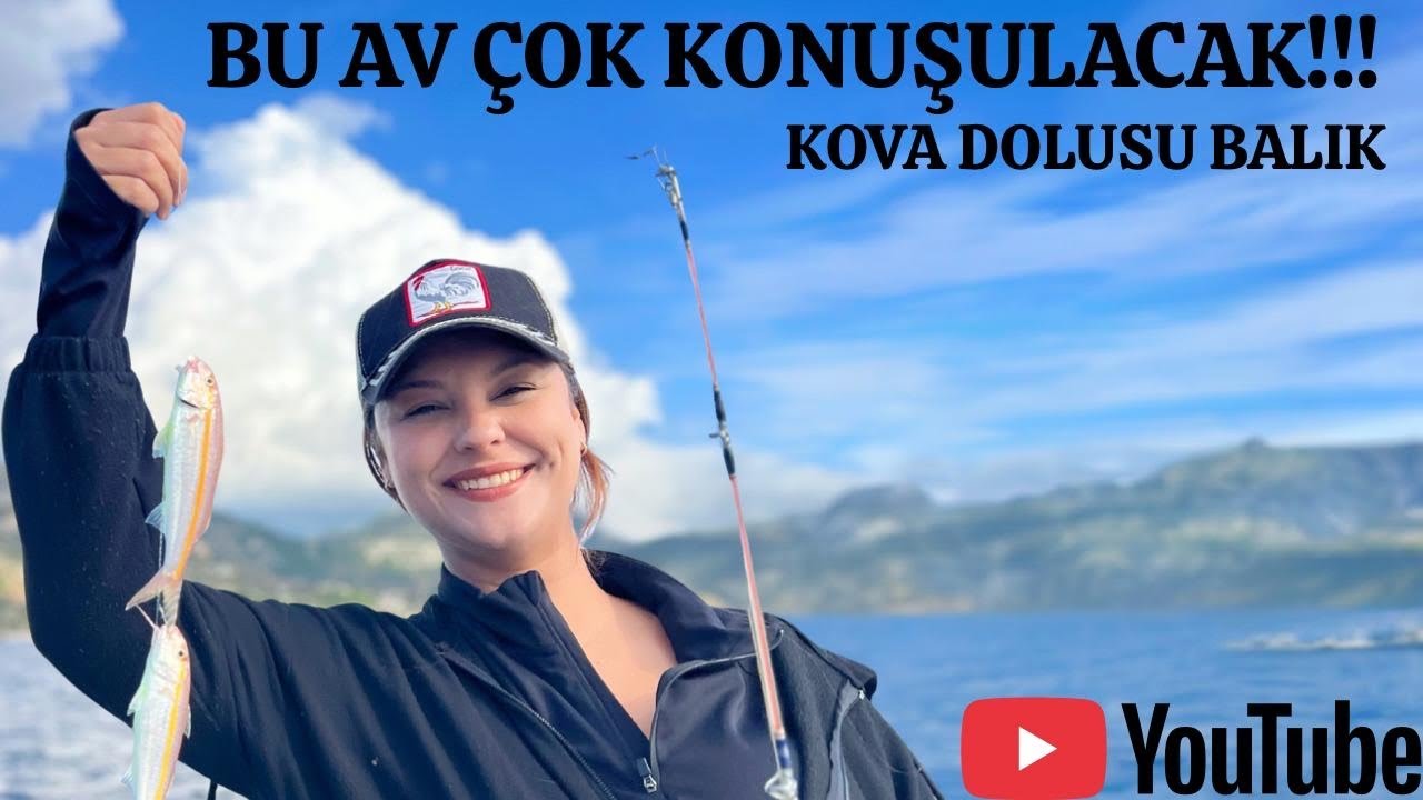 İSTAVRİT,MERCAN,USKUMRU ve BARBUN 🪣ÇEŞİT  ÇEŞİT BALIK TUTTUK🎣BU EGE KÖYÜ NEREDE?