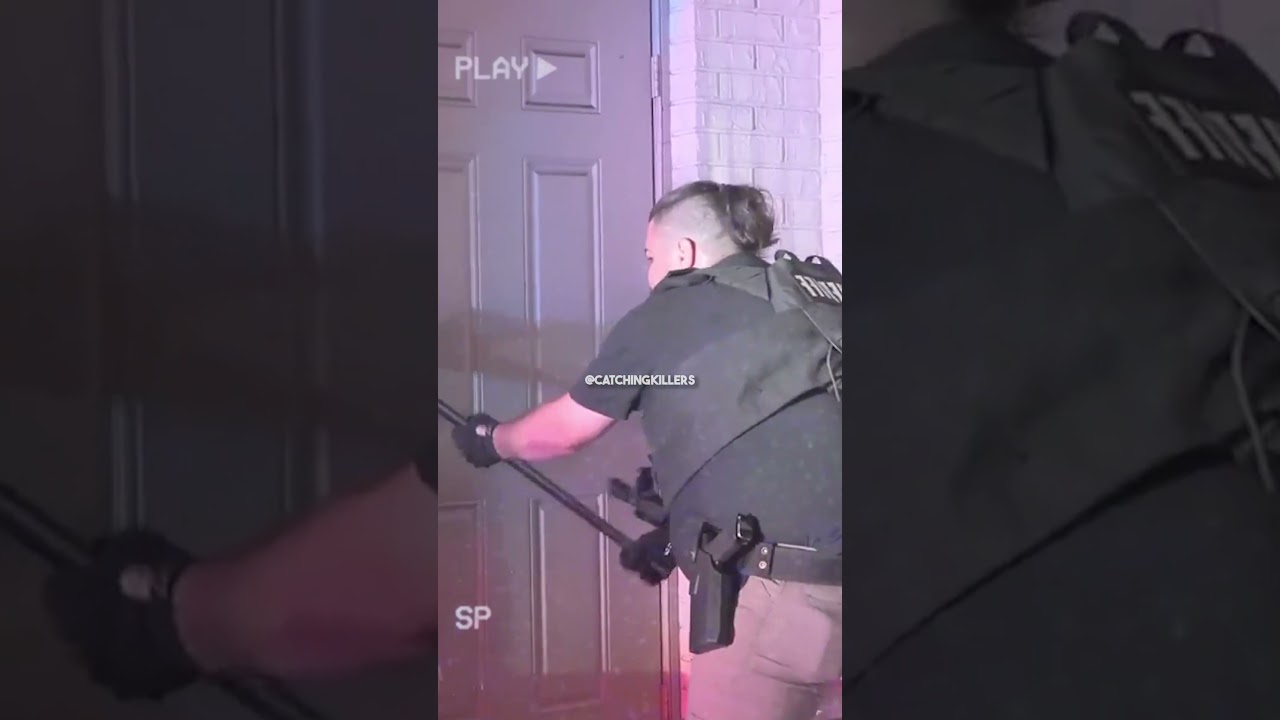 Cops struggle to break down a door #foryou #fypシ #trending #bodycam #policebodycam #trend #coldedits