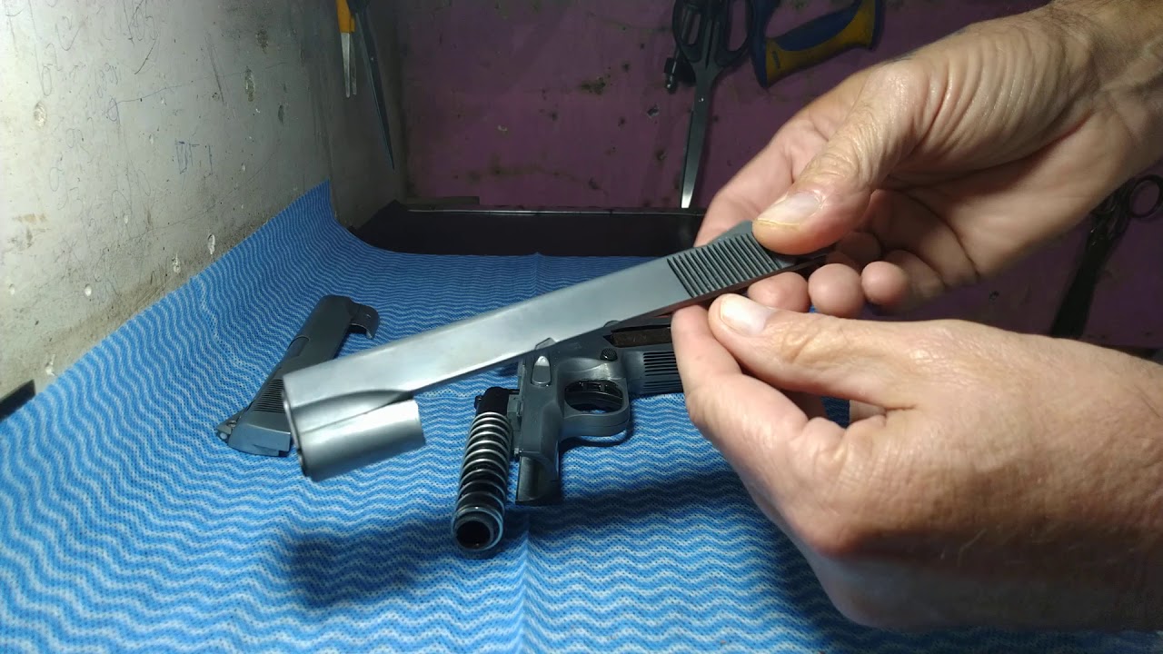 Como remover a tinta da pistola