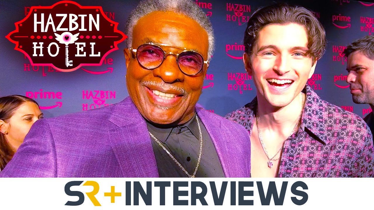 Keith David & Blake Roman Talk Hazbin Hotel On The Red Carpet