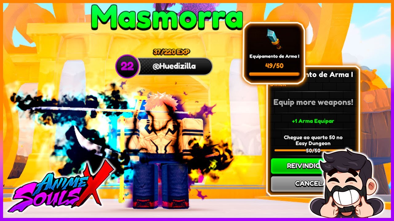 Finalmente! Peguei TRIAL ROOM 50 no Anime Souls X