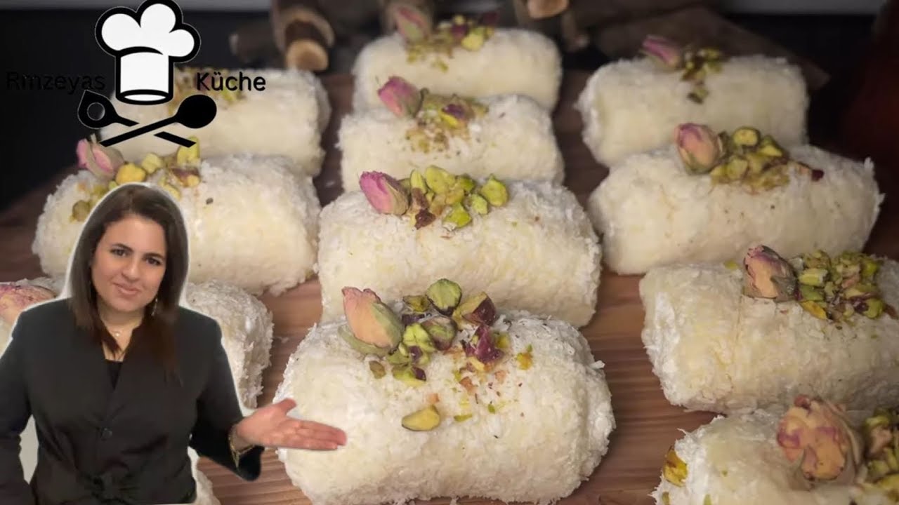 لقمة الباشا .. من أسرع وألذ الحلويات الباردة ومن دون طحين 😍!