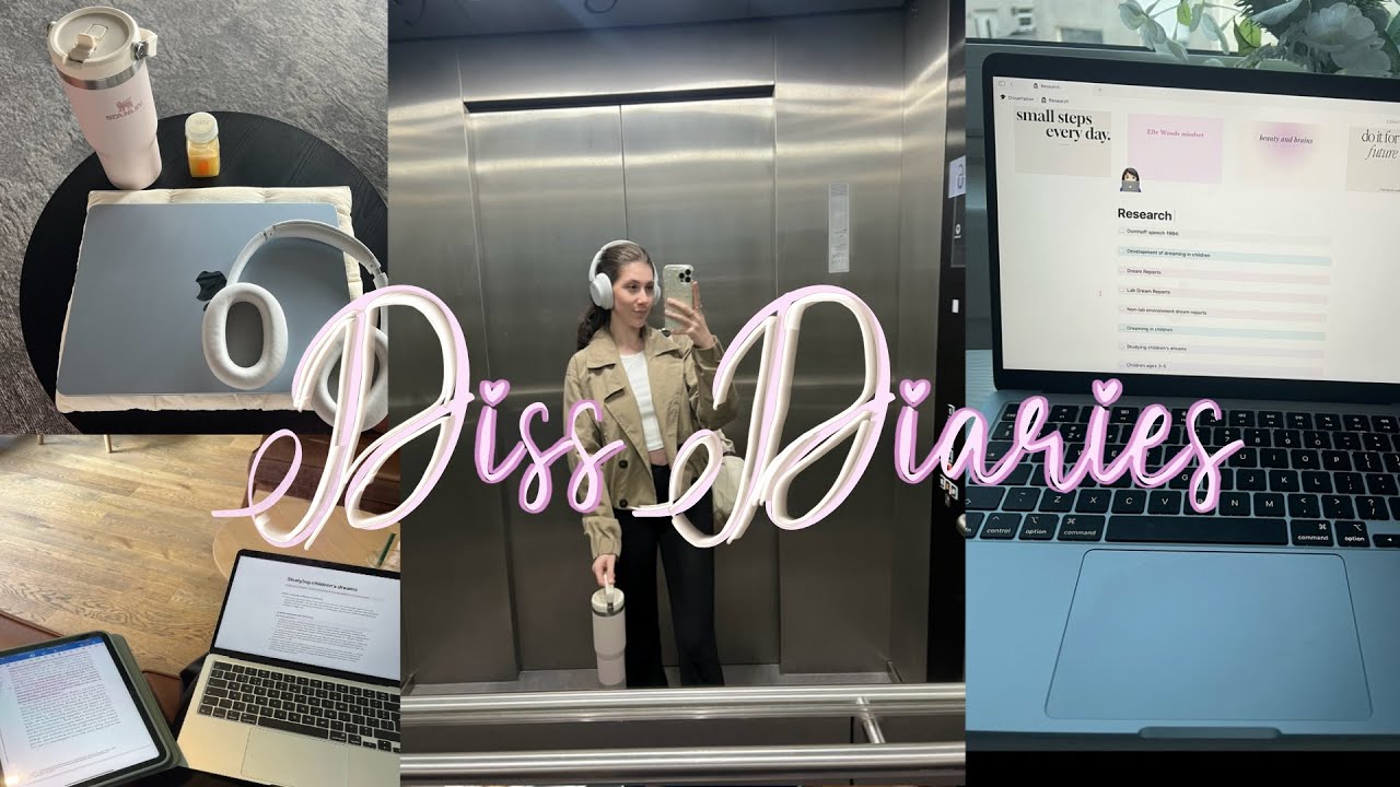 Diss Diaries 3 | Study with me: Masters at Glasgow Uni