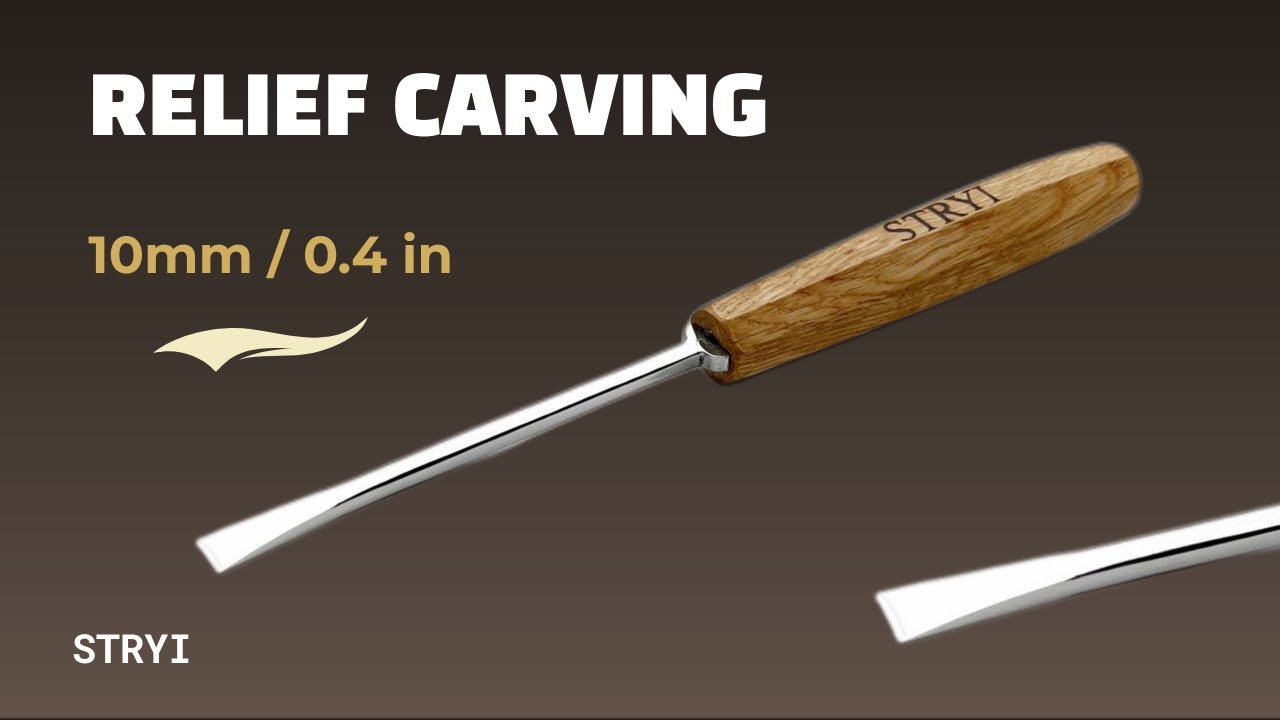STRYI 10mm Fishtail Chisel – Sharp Detail Cuts 