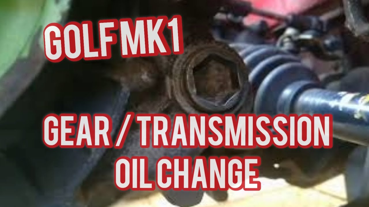 VW GOLF MK1. HOW TO CHANGE GEAR /TRANSMISSION OIL, AND TOP UPS  (TIPS) #golfmk1 #golfmk2 #vwfox