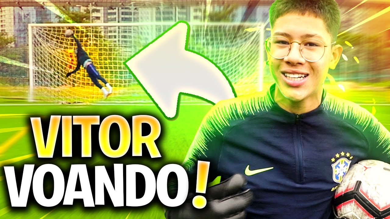 VITOR LO JOGOU MUITO MESMO NO GOL! *&Eacute; S&Eacute;RIO!!!