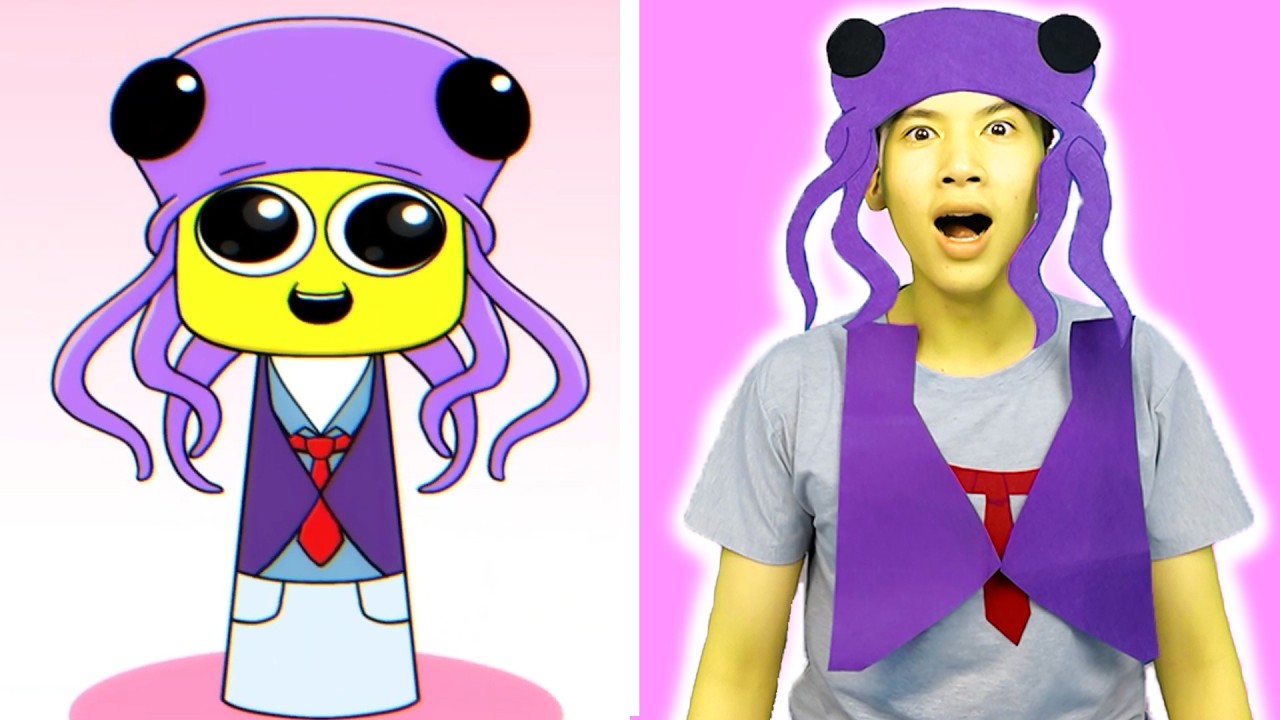 Sprunki SQUID KID brainrot in Real Life 