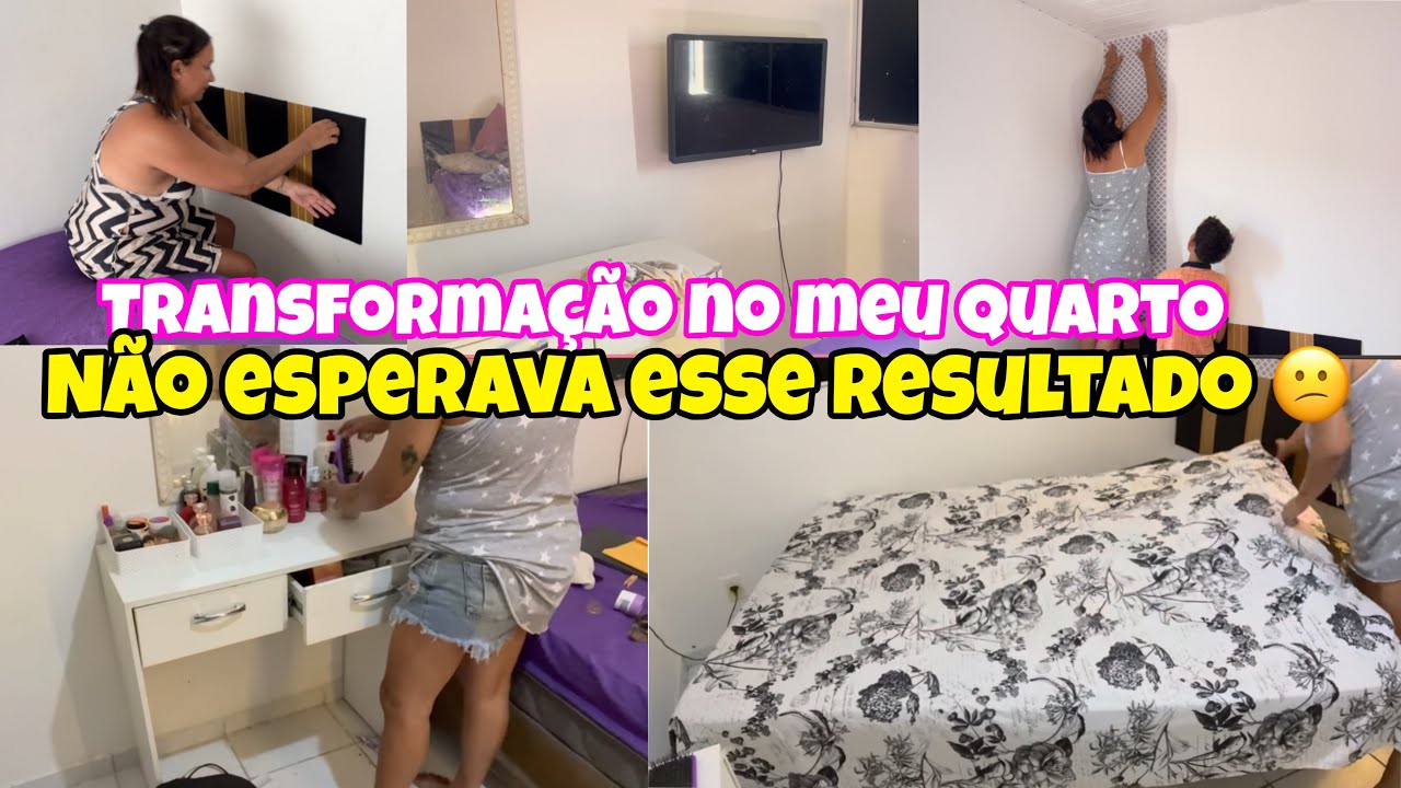 TARNFORMACÃO NO MEU QUARTO O RESULTADO NÃO FOI O QUE  EU ESPERA 😕| E VOCÊS O QUE ACHOU ?