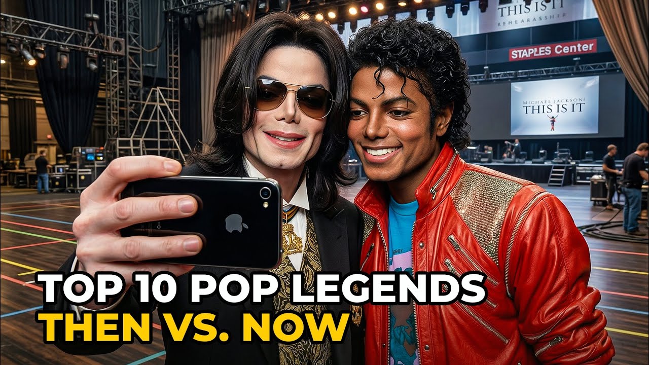 Top 10 Legendary Pop Icons: Then vs Now 😳😳 (Selfie Edition) - Part 1