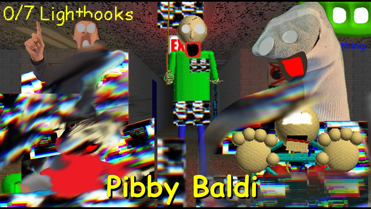 Все хотят меня убить | Пибби Балди (Baldi's поврежденные Basics) - Мод Baldi's Basics