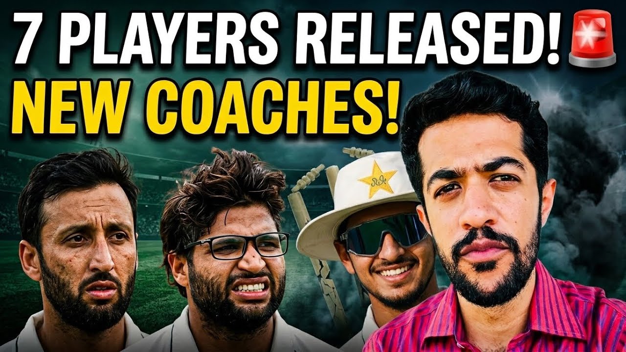 BIG CHANGES in Pakistan Test Squad! 🚨 Rizwan, Imam & 5 More Released | New Coach Appointed |3rd Test