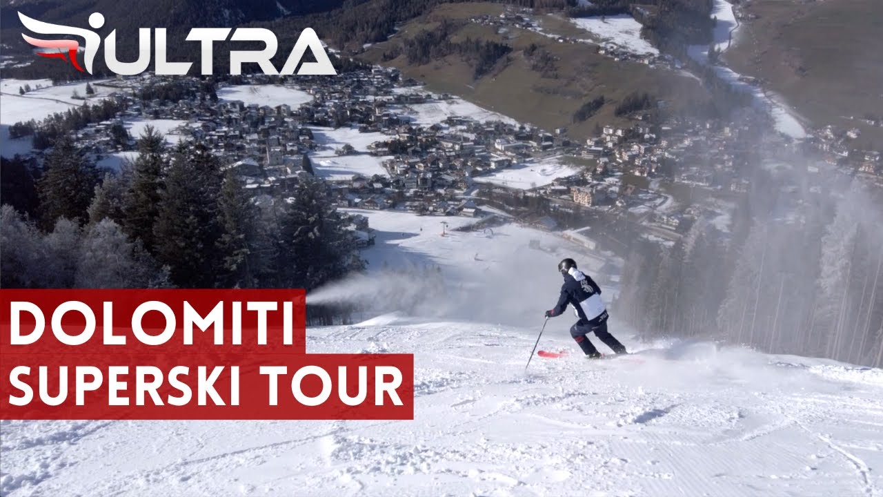 DOLOMITI SUPERSKI TOUR 2023 ep. 2 - Pista Sorega, San Vigilio di Marebbe, Kronplatz  - ICARUS ULTRA