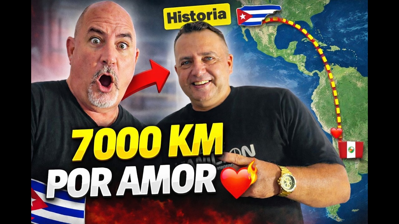 🔥Cubano RECORRIO 7000 KM por AMOR y lo logro ( toda america)🇵🇪