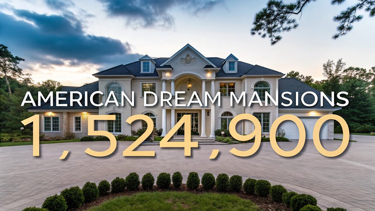 You Will Not Believe What’s Inside This Luxury MansionInside a Stunning American Dream Mansion You H