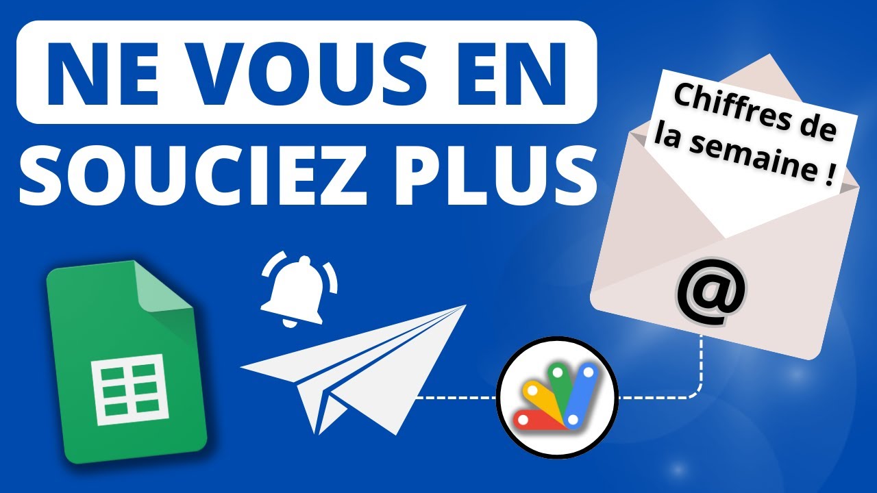 Comment envoyer des mails en DORMANT avec Google Sheets