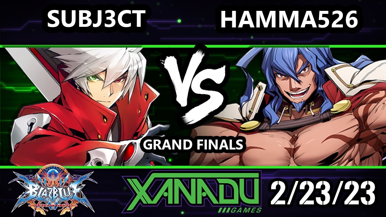 F@X 495 GRAND FINALS - SUBJ3CT (Ragna) Vs. hamma526 (Azrael) BlazBlue: Central Fiction