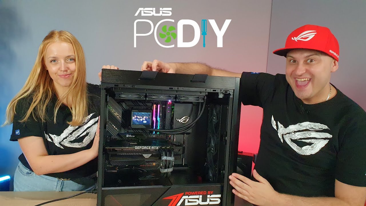 BŪVĒJAM ELIZABETEI JAUNU PC! 💖 RTX 3080 PC BUILD | Powered by ASUS ROG | ASUS PC DIY