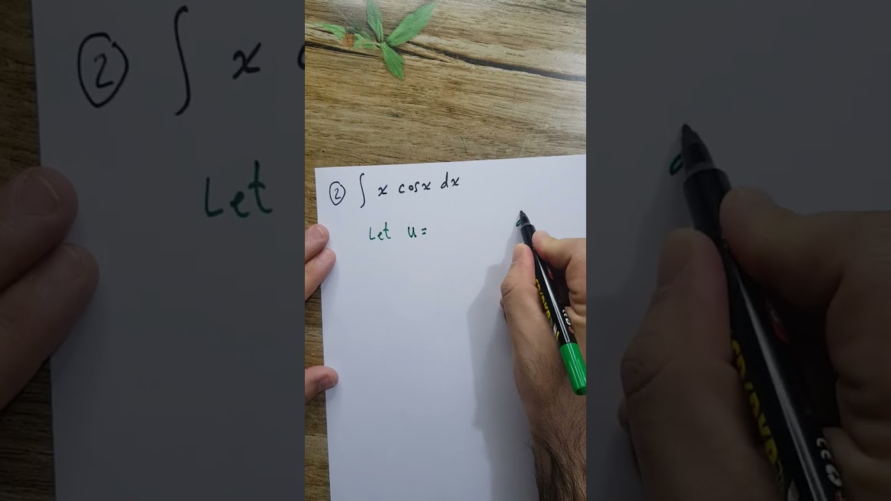 محاضرة 15 (تكامل بالأجزاء [طريقة udv] Integration By Parts). نوار الأسدي