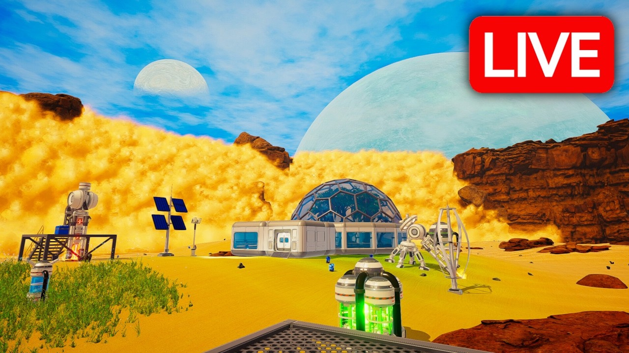 Playing Planet Crafter (SUBNAUTICA But In Space) - LIVE 🔴