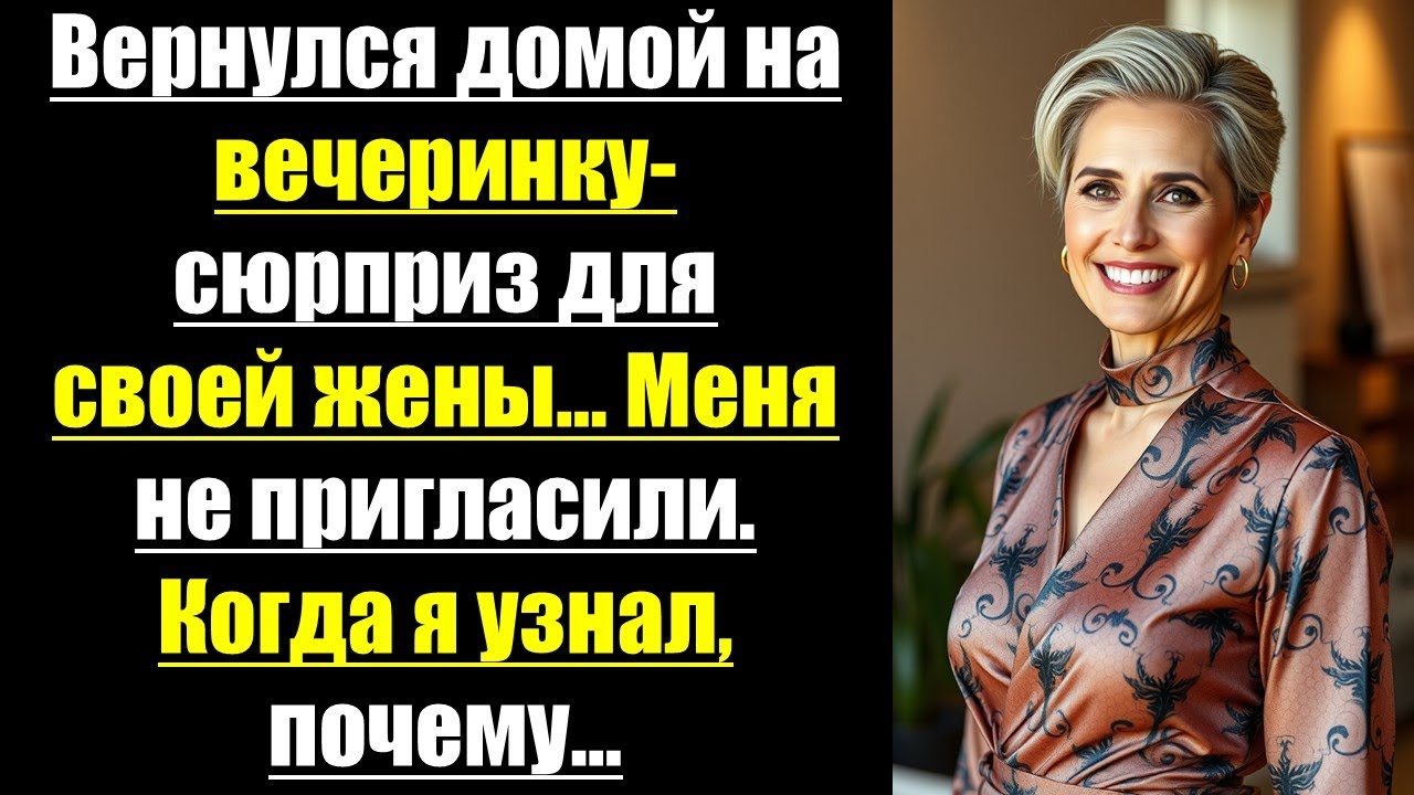 Вернулся домой на вечеринку-сюрприз для своей жены… Меня не пригласили. Когда я узнал, почему…