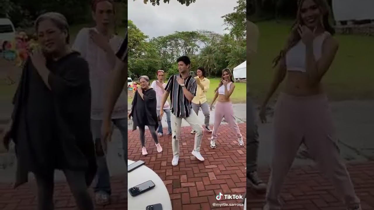 Rayver Cruz, Myrtle Gail Sarrosa, and other Stars Dance to TikTok   Rico Rico johmomusic tiktokerist